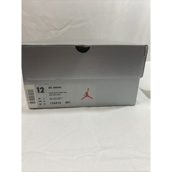 Nike Air Jordan 14 1999 OG XIV 136016-001 Black Varsity Red The Last Shot Sz12 - Picture 10 of 16